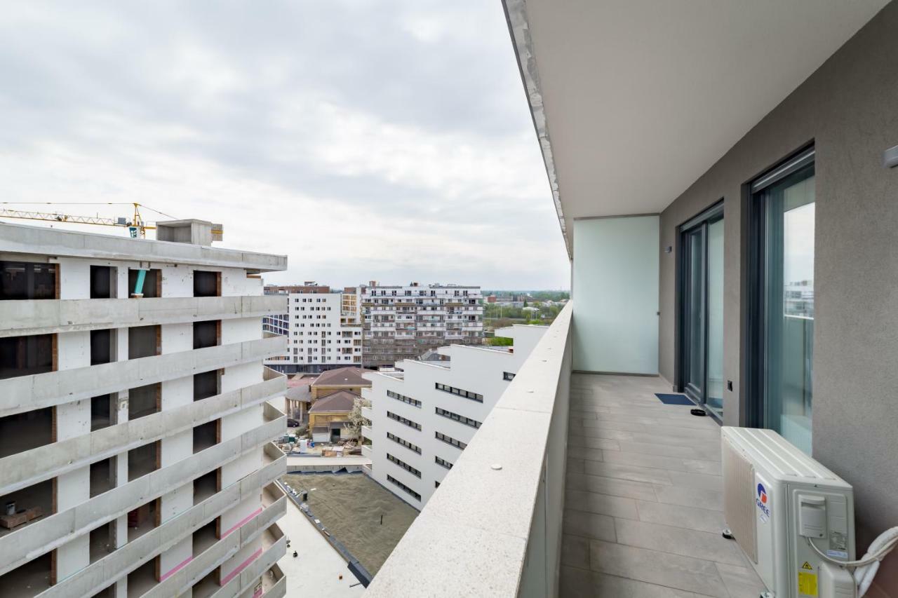 Bpr Chic White Home With Terrace & A/C & Garage Budapešť Exteriér fotografie